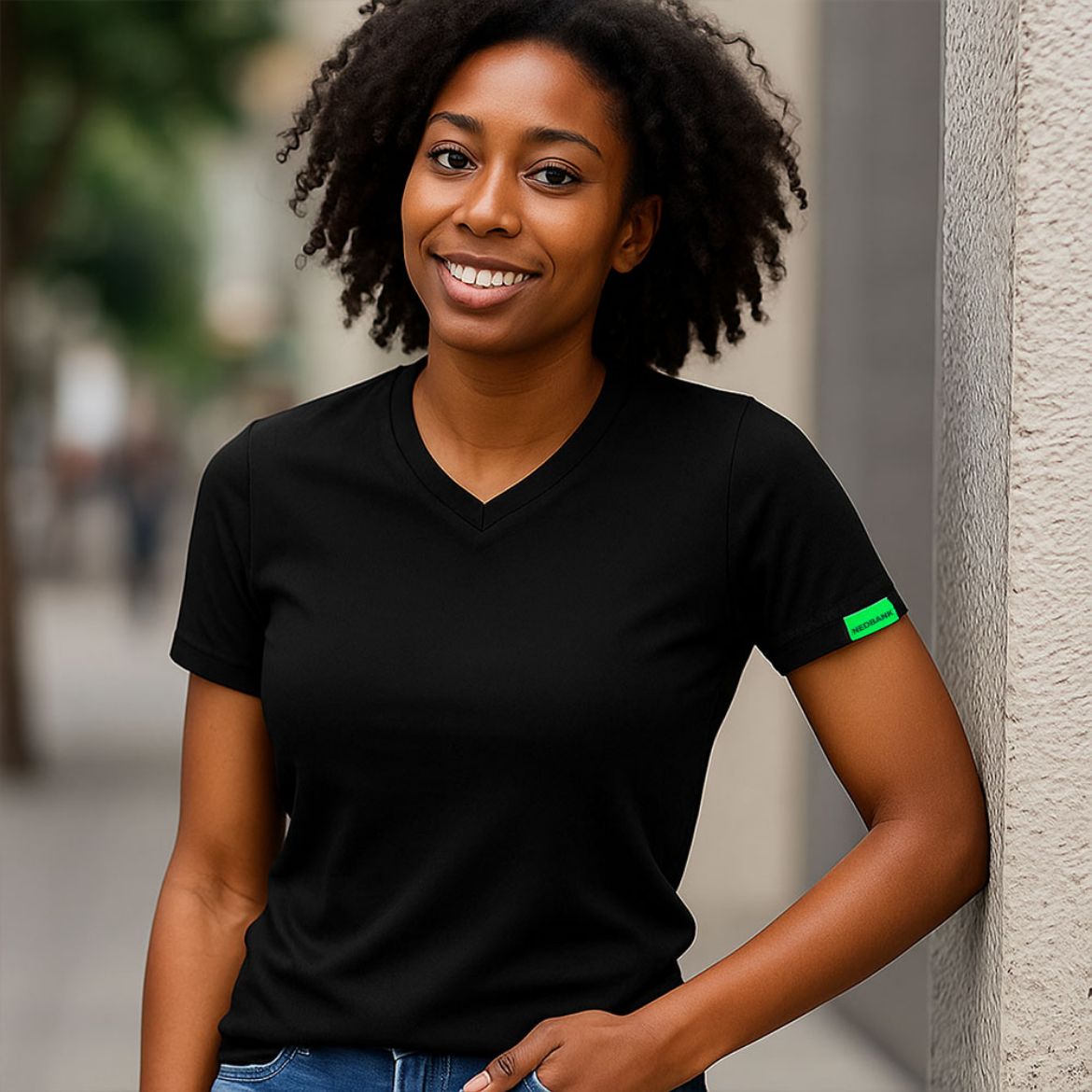 Picture of Ladies V-Neck Tee