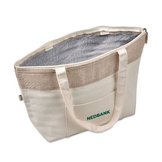 Picture of Okiyo Arshi Cotton & Jute 12 Can Lunch Cooler