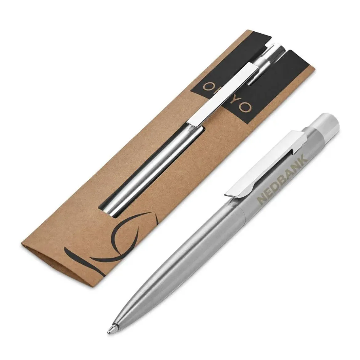 Okiyo Mio Recycled Stainless Steel Ball Pen	