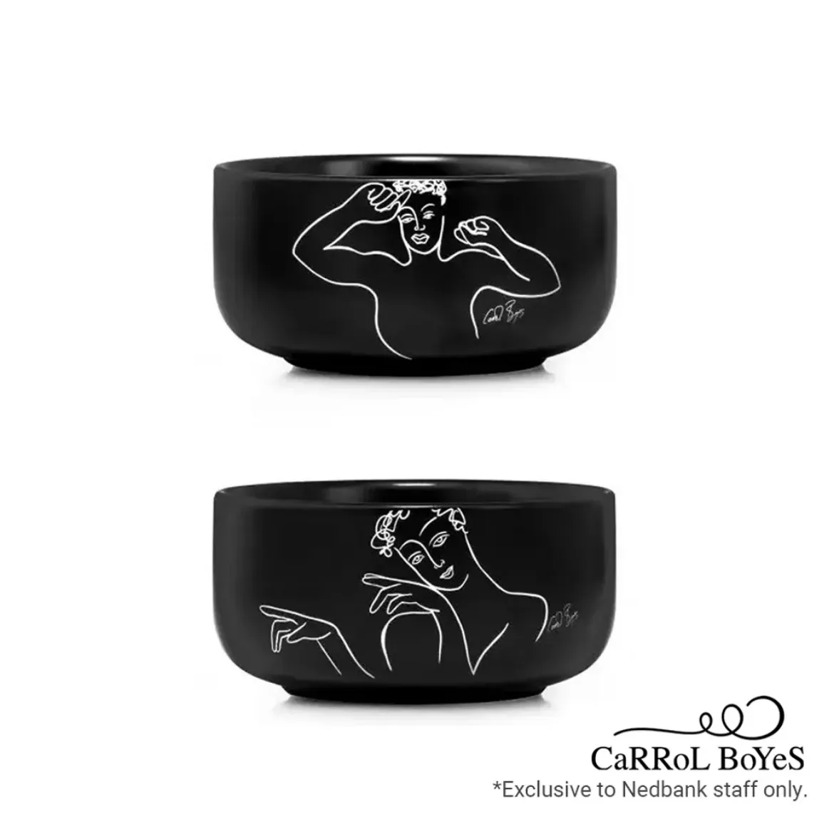 Carrol Boyes medium bowl set of 2 hey you		