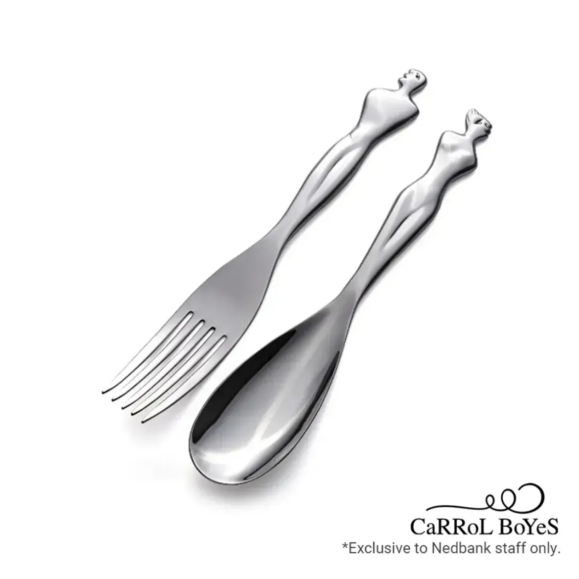 Carrol Boyes salad servers' soul sates		