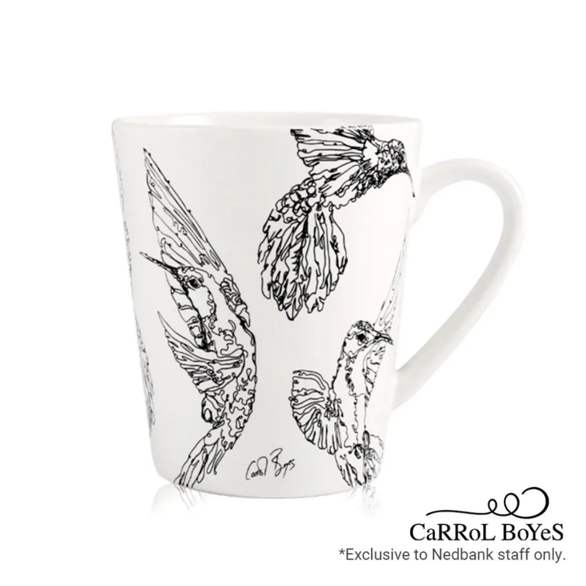 Carrol Boyes Mug Sugarbird 480ml White	