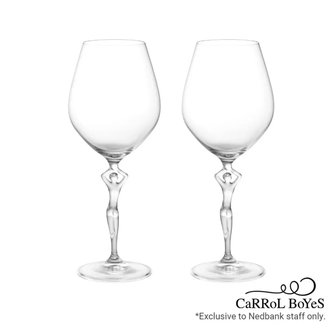 Carrol Boyes White Wine Glass Set of 2 Connoisseur	