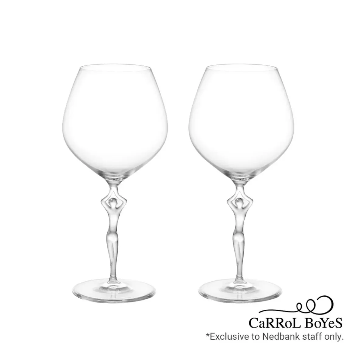 Carrol Boyes Red Wine Glass Set Of 2 Connoisseur	