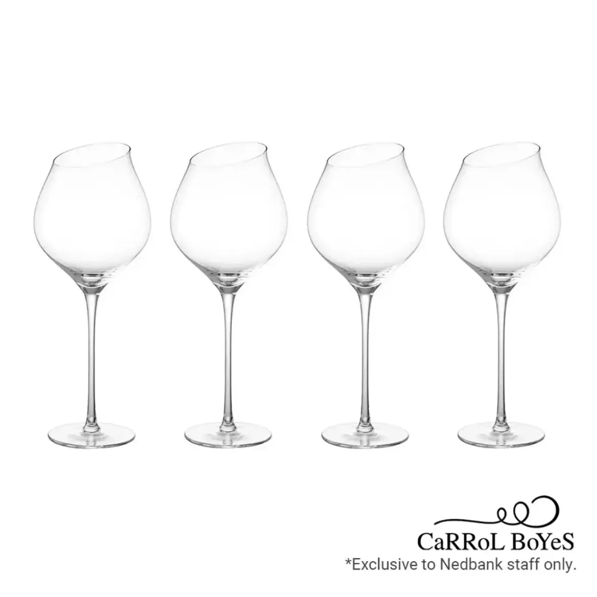 Carrol Boyes Red Wine Glass Set Of 4 Sway	