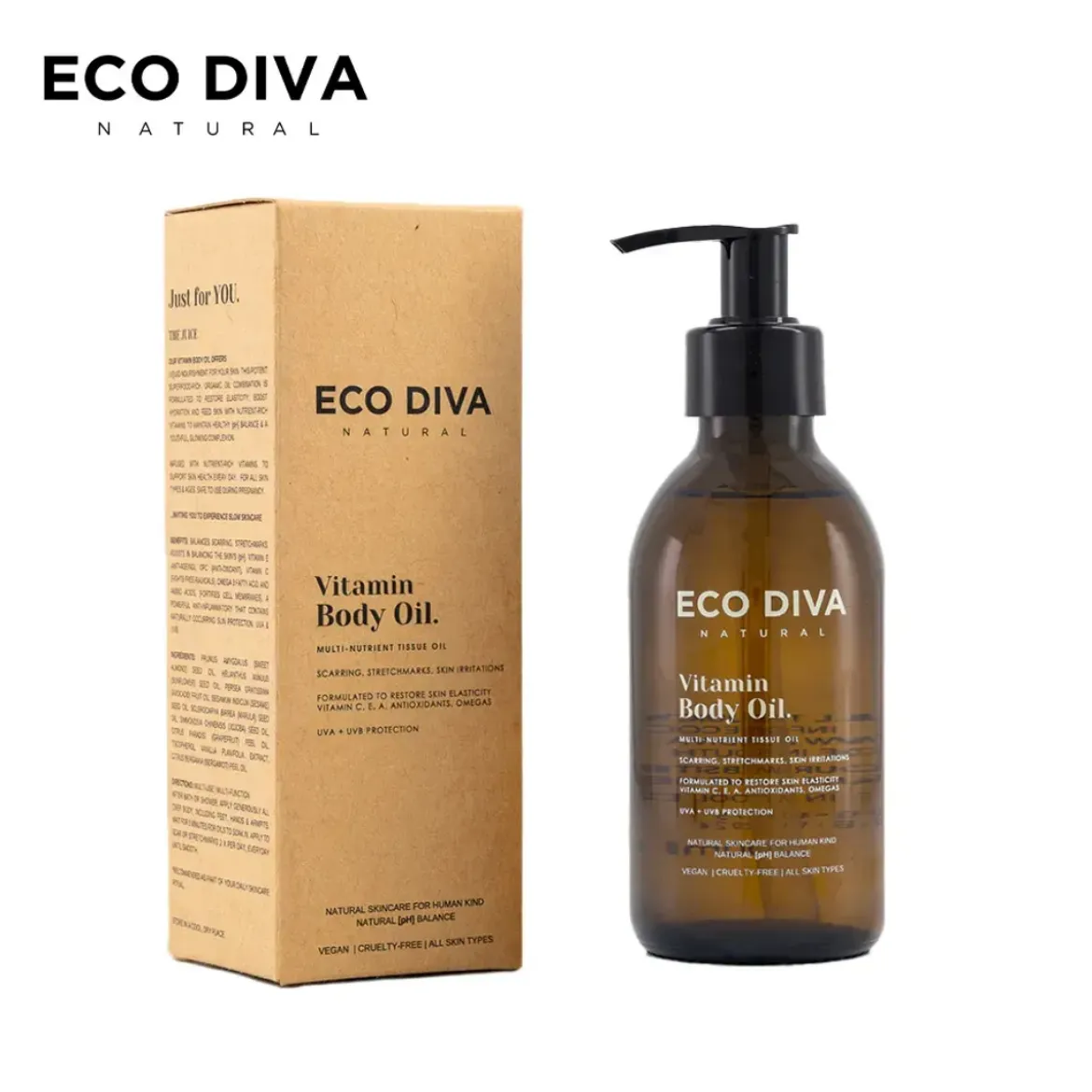 Eco Diva Vitamin Body Oil 200Ml