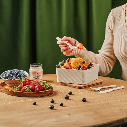 Picture of Okiyo Wani Wheat Straw & Bamboo Lunch Box