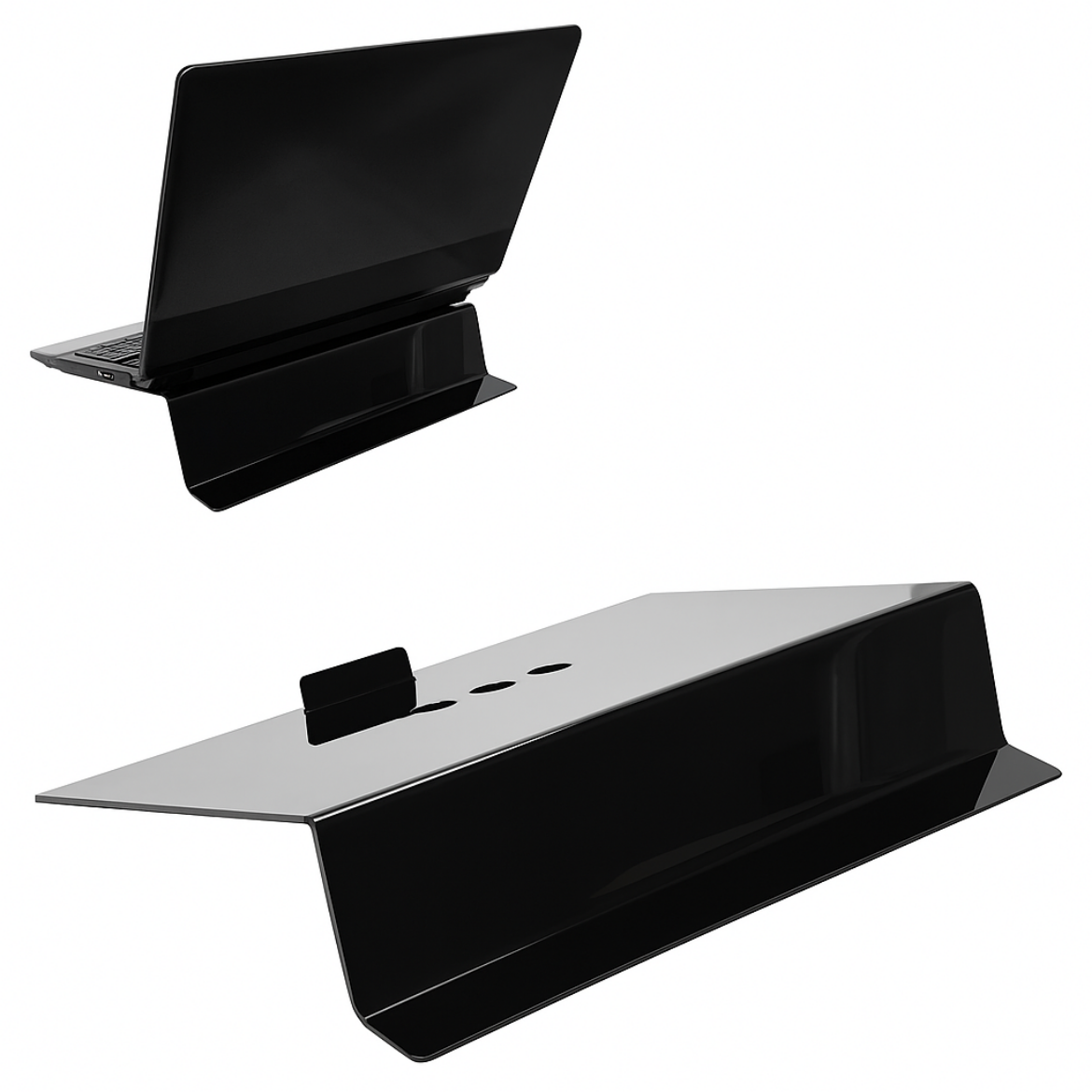 Picture of Perspex Ergonomic Laptop Stand