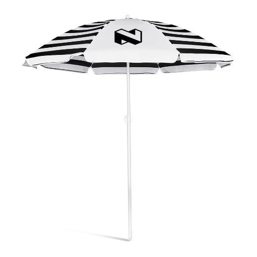 Picture of Serendipio Tanereef Stripe Beach Umbrella